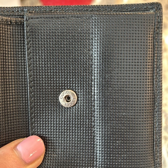 Vintage Gucci authentic Guccissima GG logo nylon leather bifold wallet - Picture 13 of 13